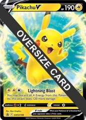 OVERSIZED Pikachu V SWSH198 - SWSH Black Star Promos